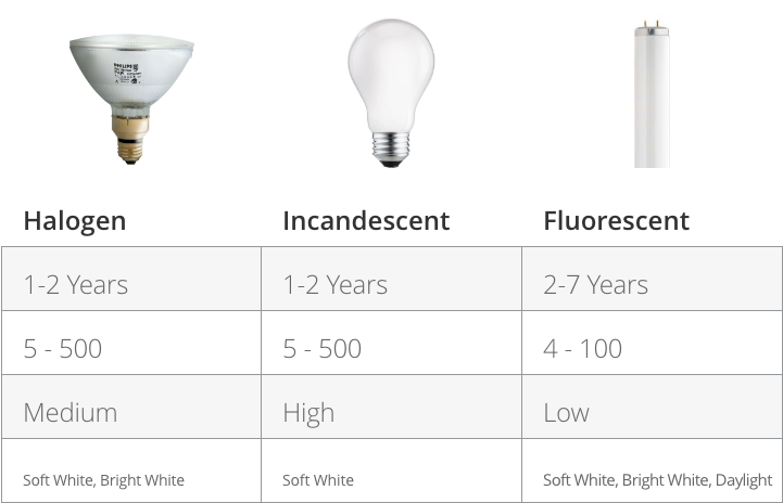 Types Of Bulbs Chart - Incandescent Light Bulb (720x486), Png Download