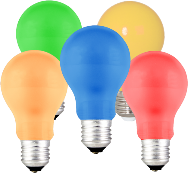 Quick View - Calex Led Gls 240v 1w E27 Green (630x781), Png Download