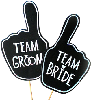 Wedding - Team Groom Team Bride (354x354), Png Download