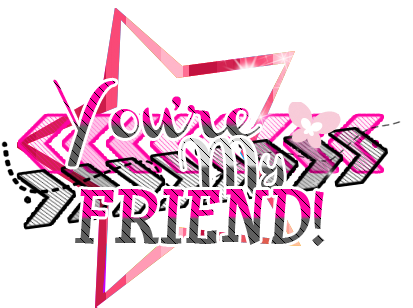 You're My Friend Png Text By Thoxiic Editions - Png Text For Friend (523x365), Png Download