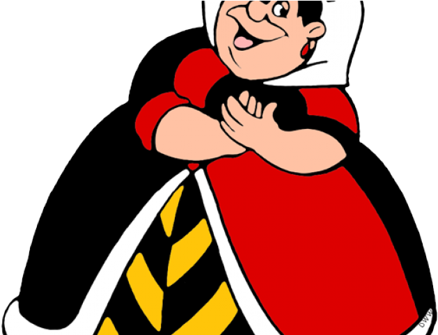 Queen Clipart Quenn - Alice In Wonderland Queen Of Hearts Cartoon (640x480), Png Download
