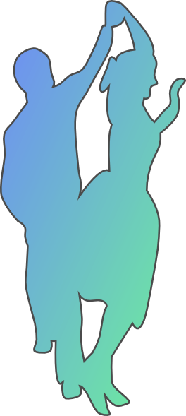 How To Set Use Bluegreen Couple Svg Vector (264x589), Png Download