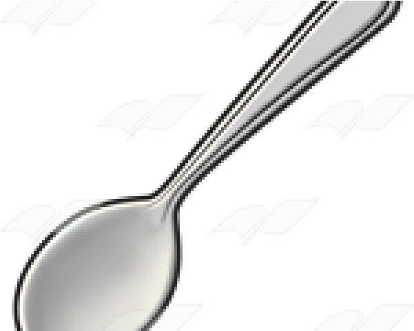 Silver Streamers Cliparts Free Download Clip Art - Spoon (640x480), Png Download