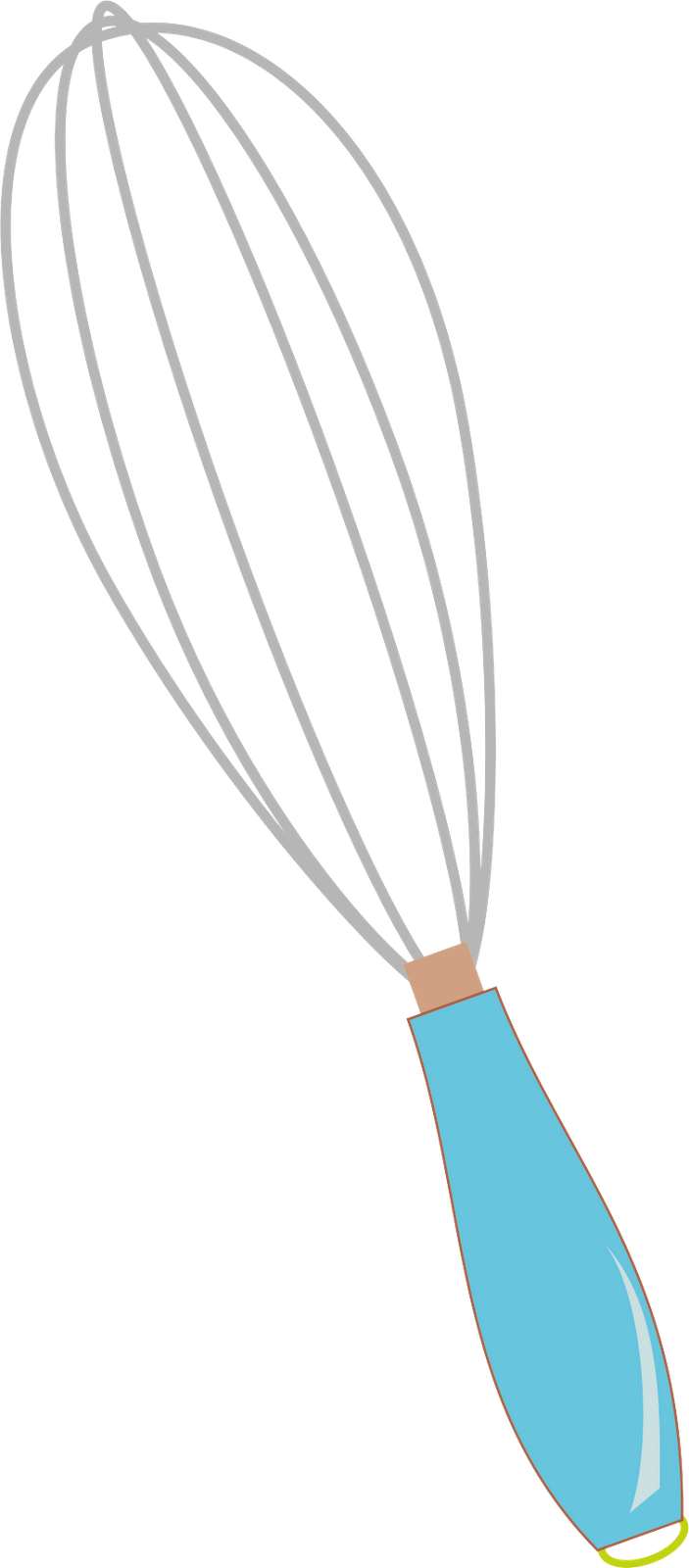 Spoon Clipart Mixer - Baking Spoon Clip Art (703x1600), Png Download