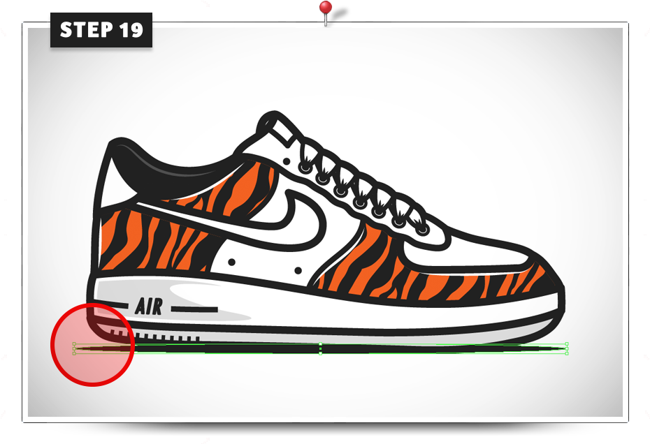 Musketon Tutorial - Nike Sneaker Cartoon Drawing (939x640), Png Download