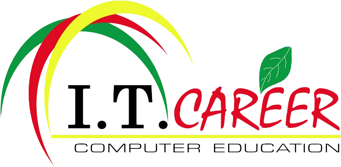 Itcareer - Computer Education Logo Png (698x341), Png Download