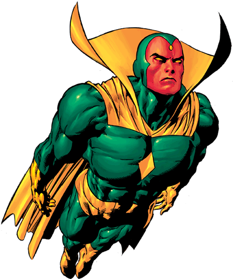 Vision - Vision Marvel Comic Png (600x600), Png Download