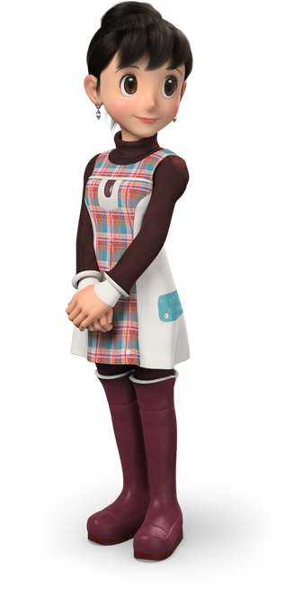 Doraemon Stand By Me Shizuka (400x680), Png Download
