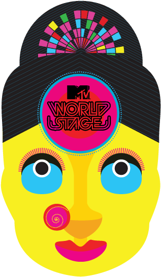 Proposed Branding For A Mtv Property Of A Concert In - Mtv World Stage 2013 (500x647), Png Download