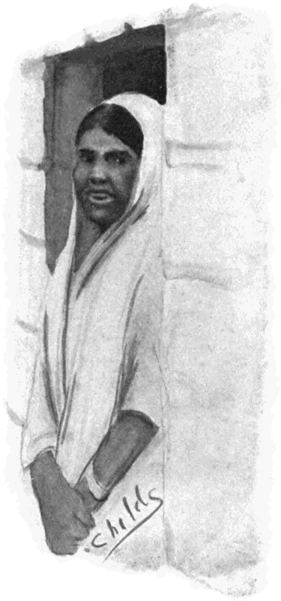 Indian Lady In Doorway - E-book (569x1200), Png Download