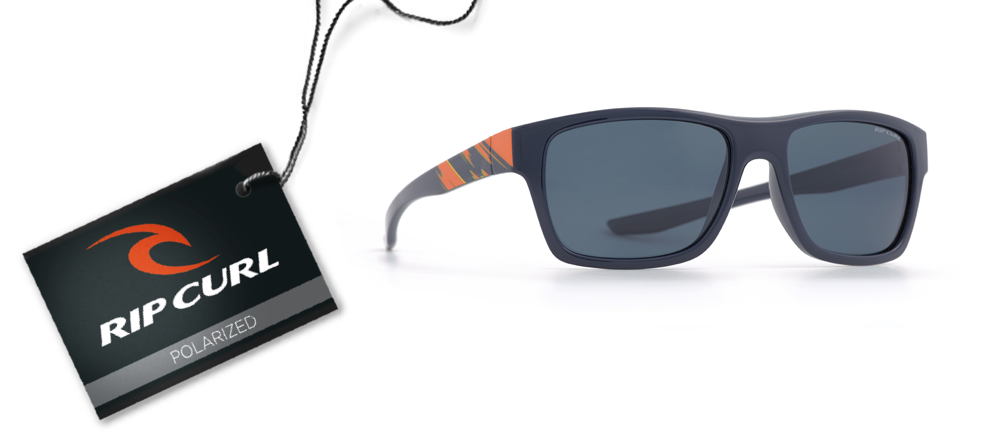 Rip Curl Sunglasses Brand Picture - Zippered Mesh Drawstring Sportspack, Orange, Silkscreened (1000x435), Png Download