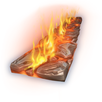 Fire Cracker Silver Image - Charcoal In Fire Tranparent (400x335), Png Download