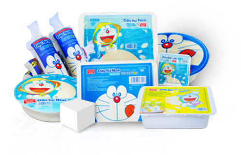 Đậu Hũ Doraemon Non Siêu Mềm Mịn (640x318), Png Download