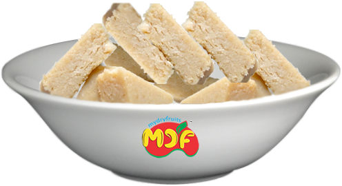 Kaju Barfi - Cashew (500x280), Png Download