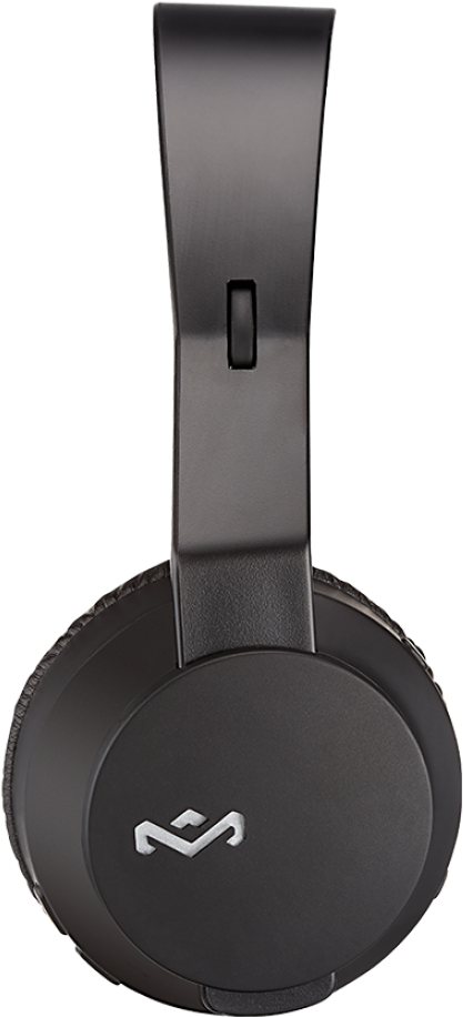 Rebel Bt On-ear Headphones - House Of Marley Rebel - Black Bluetooth Headphones (1100x1100), Png Download