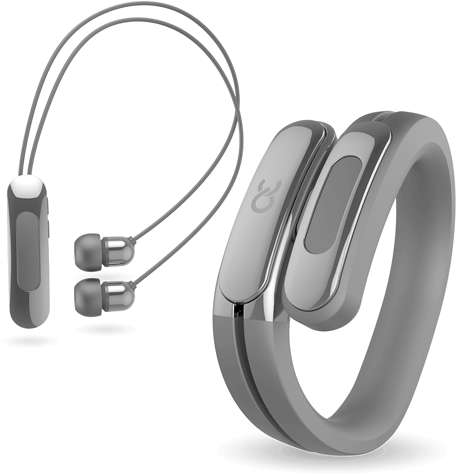 Helix Cuff Store Hero Black Black - Ashley Chloe Helix Cuff Bluetooth Wireless In-ear Earphones (1000x1000), Png Download