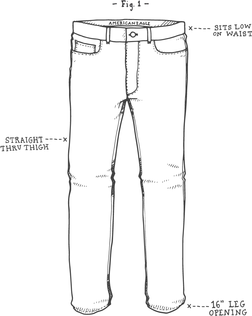 Jeansketch 0000s 0004 Slim-straight - Jeans (940x1104), Png Download