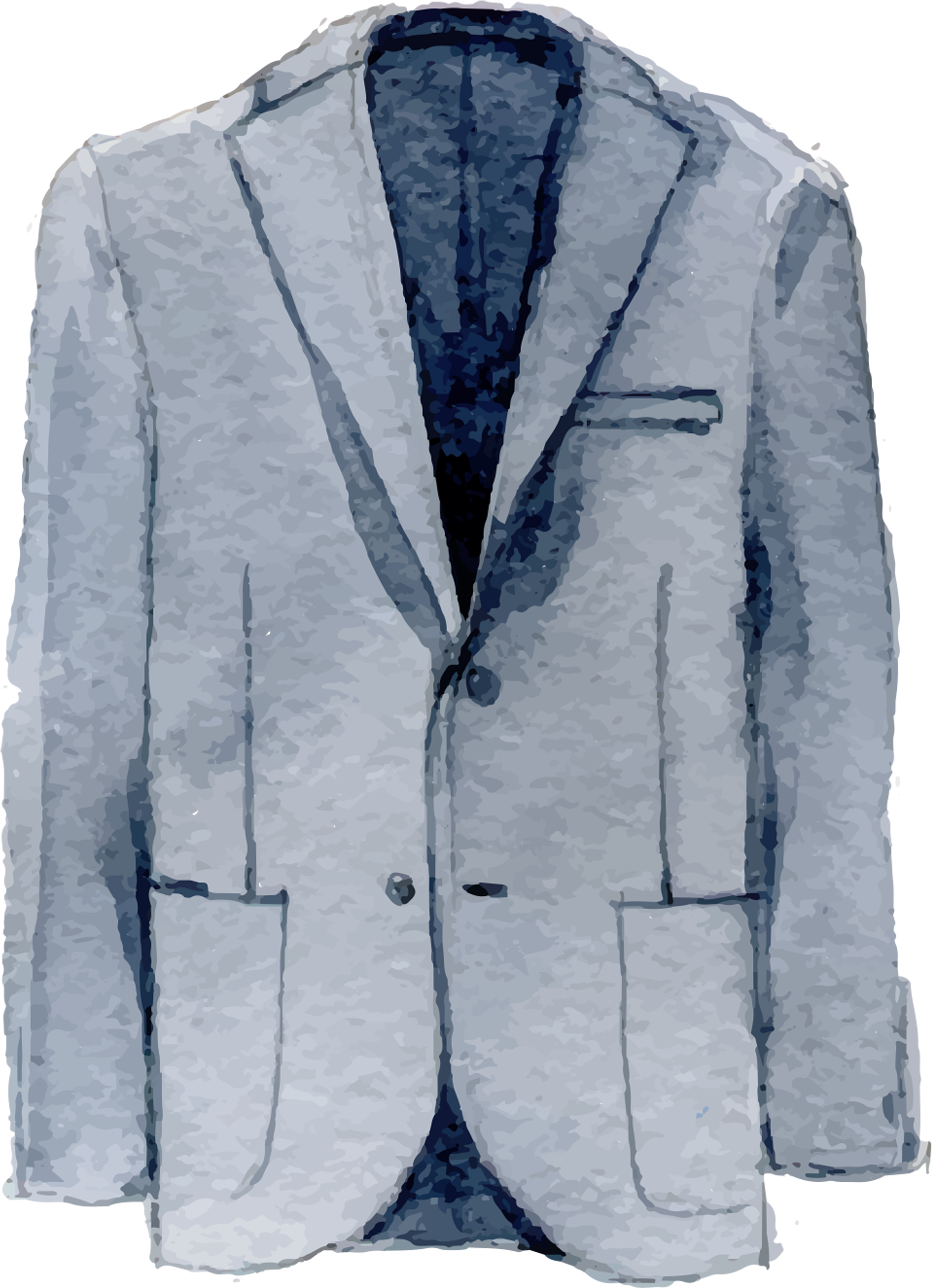 T Shirt Clothing Jeans Suit Men S - Painted Suit Jacket (2971x3192), Png Download