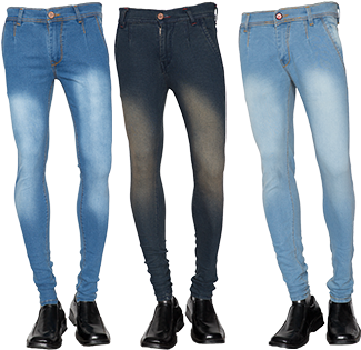 Pack Of 3 Men`s Jeans - Jeans (350x480), Png Download