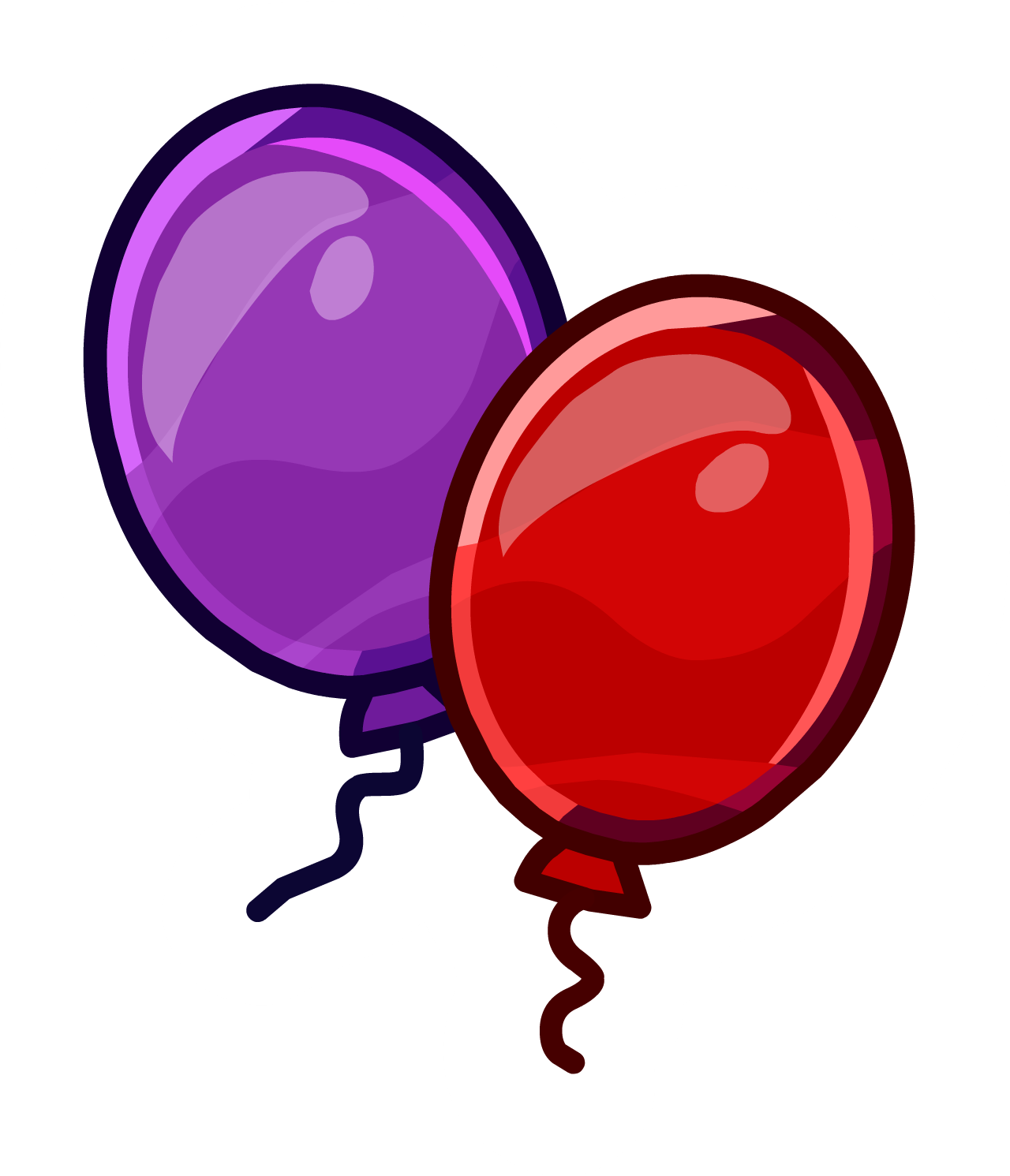 Anniversary Balloons Pin Icon - Iconos De Globos Png (1280x1491), Png Download