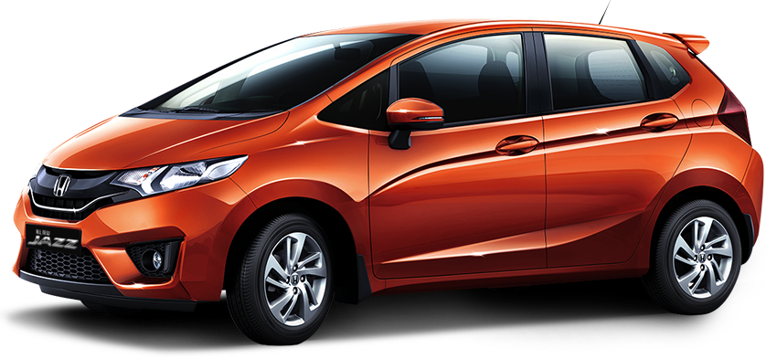 2015 Honda Jazz India Sunset Orange - Honda Jazz Colours 2018 (838x393), Png Download