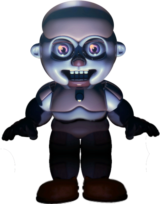 Flying Bird Clipart Png - Fnaf Sister Location Bidybab Full Body (559x715), Png Download