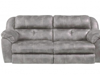 Ferrington Steel Power Head/foot Sofa - Steel Gray Power Reclining Sofa - Ferrington (350x350), Png Download