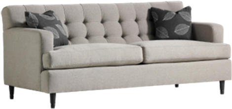 Sofas - French Heritage Rive Gauche Gregory Sofa, Brown (500x500), Png Download