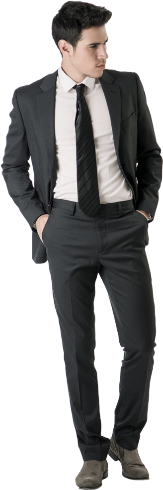 Suit Up - Dark Grey Suit (796x1024), Png Download