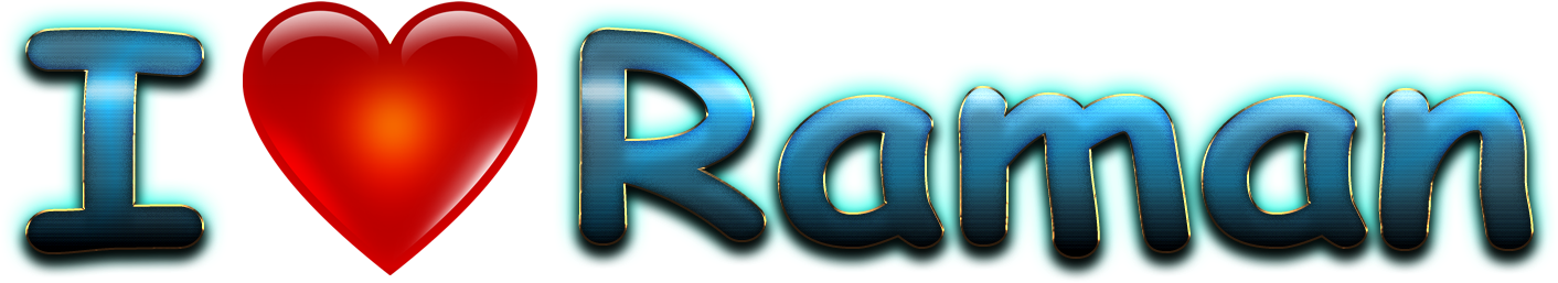 Raman Love Name Heart Design Png - Chauhan Name Logo (1920x1200), Png Download