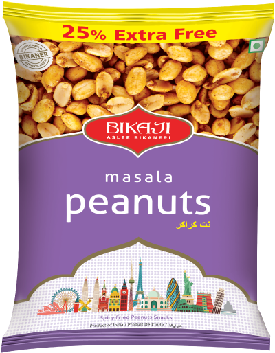 Bikaji Masala Peanut - Peanut (730x545), Png Download