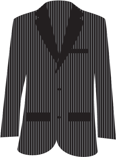 Blazer Robe Tuxedo Costume Suit - Trajes Dibujos (605x713), Png Download
