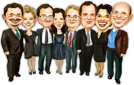Get A Quote - Team Work Caricature Drawing (465x295), Png Download