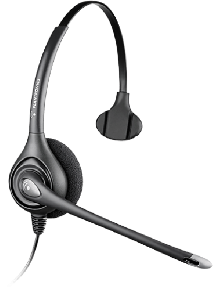 Plantronics Hw251n Corded Headset - Hw251n Headset (600x600), Png Download