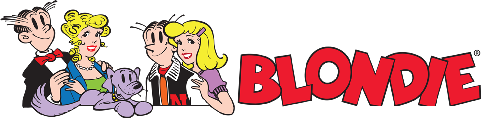 Blondie - Blondie The Comic (980x238), Png Download