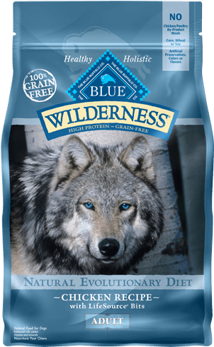 Blue Buffalo Wilderness Chicken Dog 24 Lb - Dog Food Blue Wilderness (376x505), Png Download
