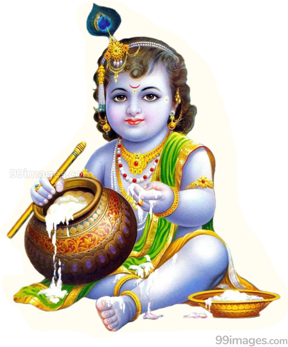 🔥 Best Lord Kannan - Happy Janmashtami (600x718), Png Download