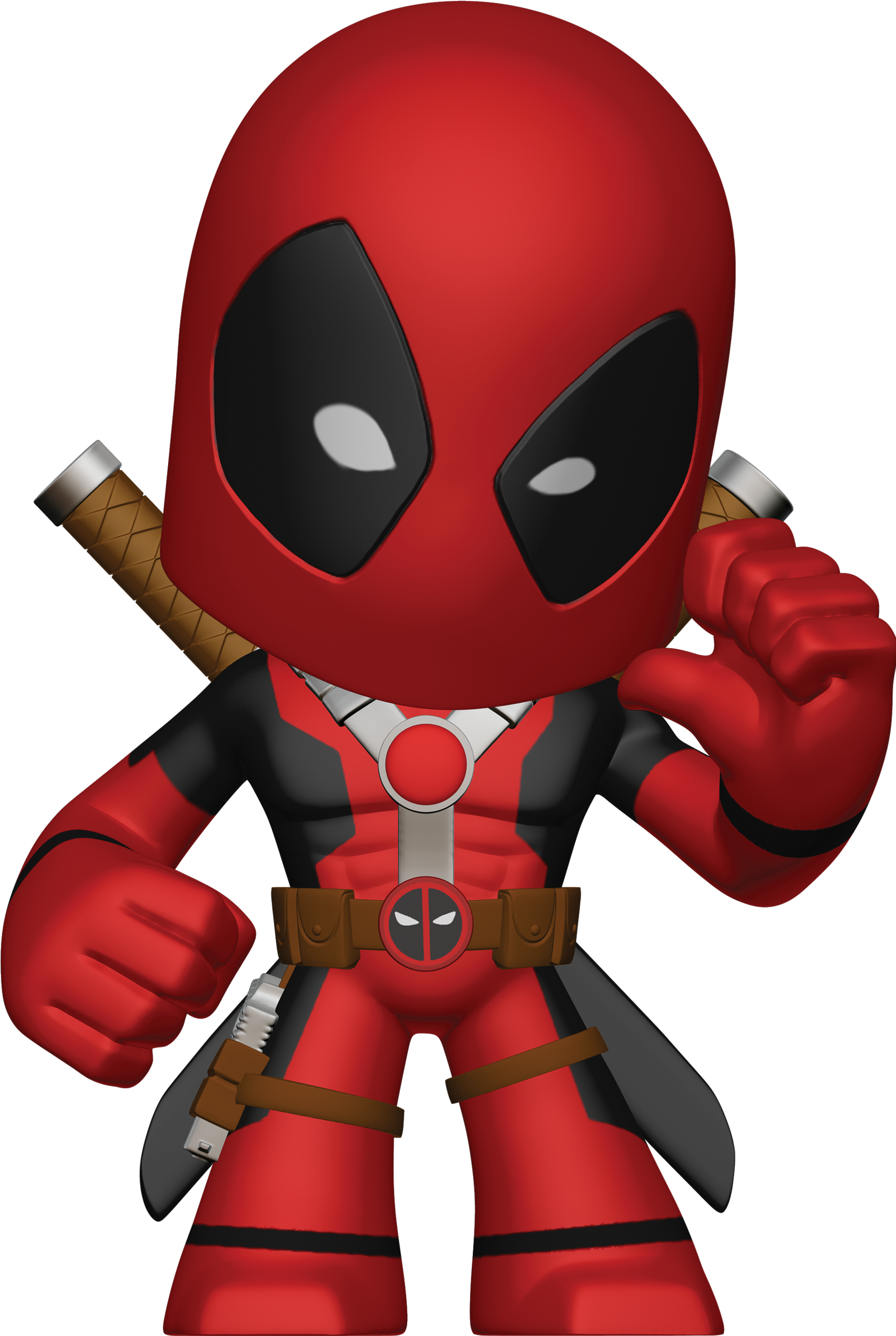 Be The First To Review Marvel - Funko Super Deluxe Vinyl Marvel Deadpool Action Figure (1800x2625), Png Download