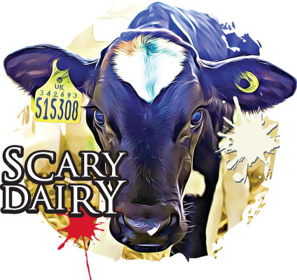 How To Be Dairy-free - Scary Dairy Viva (424x400), Png Download