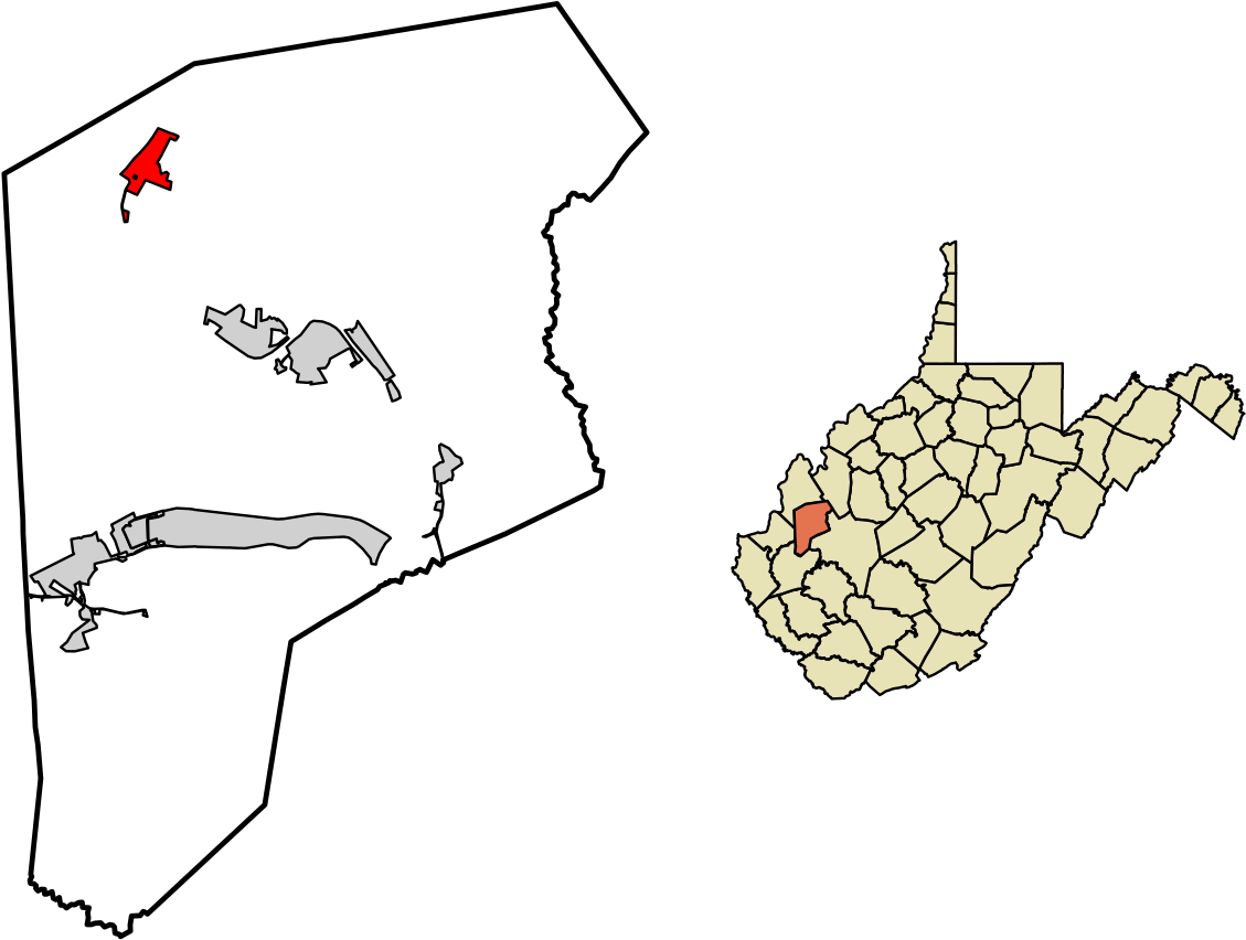 Map Of West Virginia (1200x923), Png Download