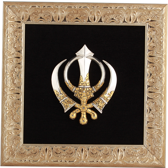 Khanda - Emblem (1000x1400), Png Download