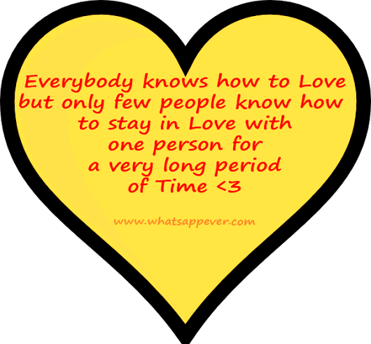 Whatsapp Love Status - Yellow Heart Clip Art (530x492), Png Download