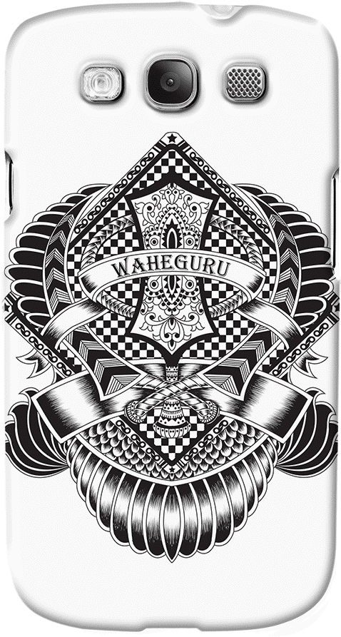 Dailyobjects Khanda Tattoo Case For Samsung Galaxy - Spiritual And Spirituality (483x900), Png Download