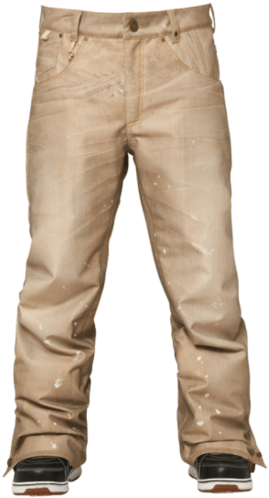 Parklan Destructed Denim Pant - Pocket (430x600), Png Download