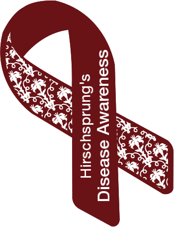 Hirschsprungs Disease Awareness Ribbon Rare Disease, - Hirschsprung Disease Tattoo (350x455), Png Download