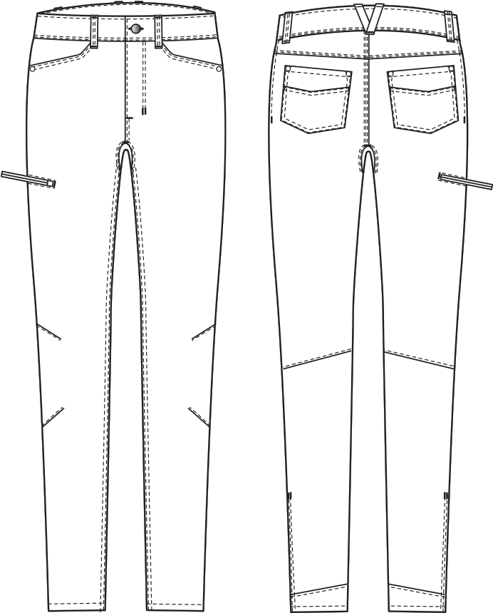 Pants-2 - Portable Network Graphics (699x866), Png Download