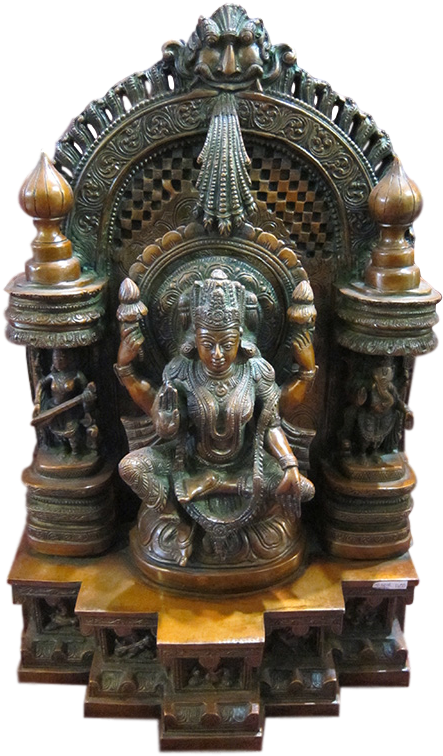 Mandir Lakshmi - Sculpture (600x800), Png Download