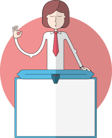 Click To See Printable Version Of Presentation Slide - Cartoon (388x480), Png Download