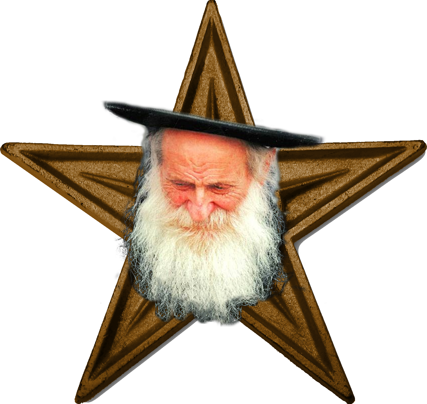 Old Barnstar Beard - Barn Star (1696x1606), Png Download