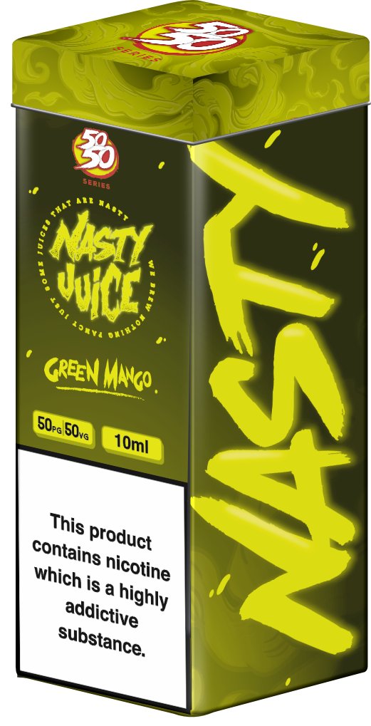 Green Mango 10ml - Electronic Cigarette Aerosol And Liquid (521x1019), Png Download